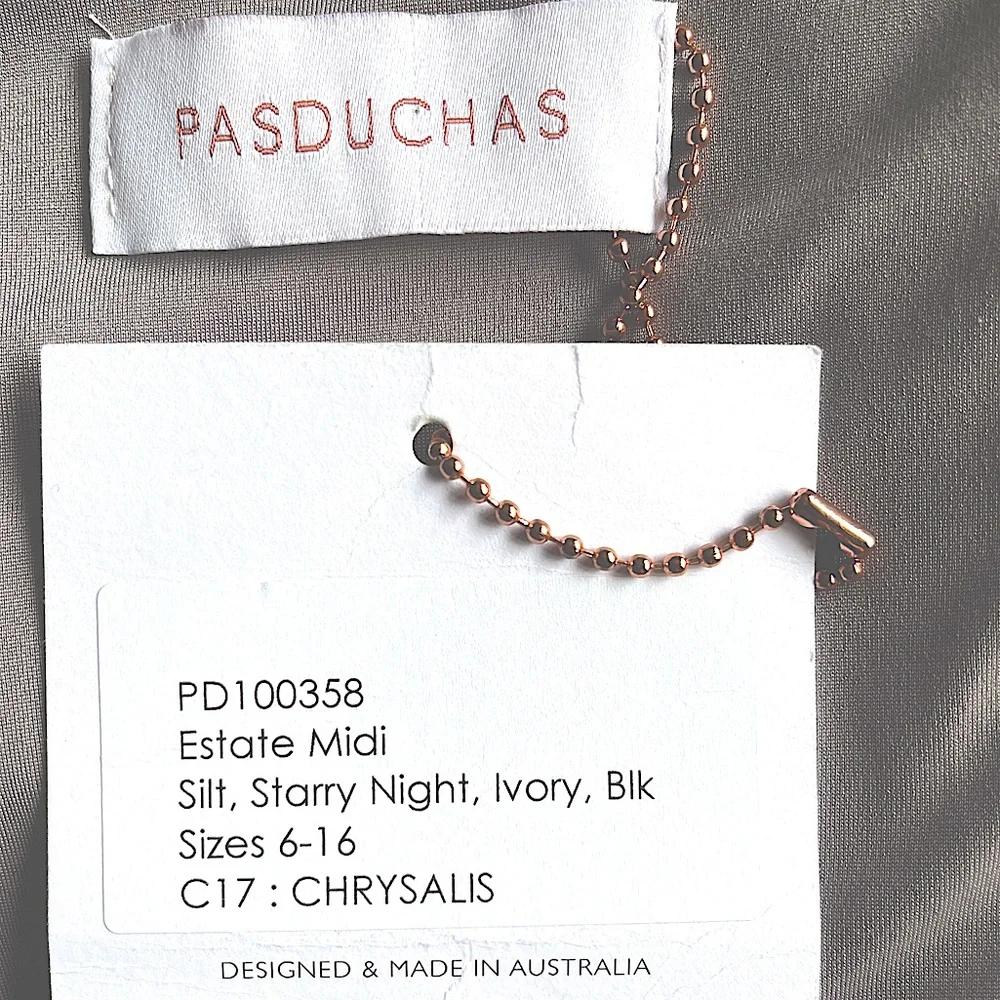 PASDUCHAS Chrysalis Midi Dress by Designed. Made in Australia. Brand New - Picture 5 of 11